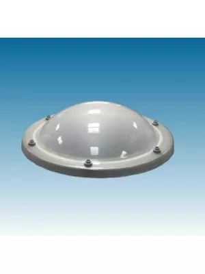 lichtkoepel rond 160 driewandig polycarbonaat (PC/PMMA/PC) bolvormig opaal
